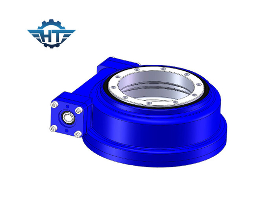 acheter 7 Inch IP66 Small Backlash Worm Gear Slew Drive With Special Hydraulic Motor For Construction Machinery online manufacture