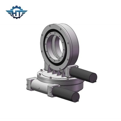 Engrenage à vis sans fin de sablier pivotant Ring Bearing For Curved Mirrors Csp parabolique