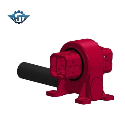 Boîte de vitesses à entraînement à chenille VE7 avec boîtier fermé et ver de sablier pour traceurs solaires