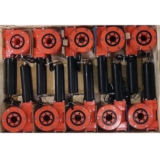 24VDC 3&quot; commande de groupe d'engrenage à vis sans fin